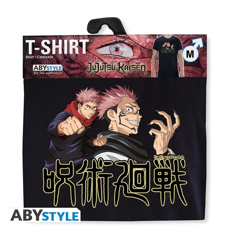 jujutsu kaisen tshirt itadori sukuna man ss black basic 150 1