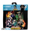 my hero academia tshirt group man ss black new fit 1