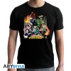 my hero academia tshirt group man ss black new fit