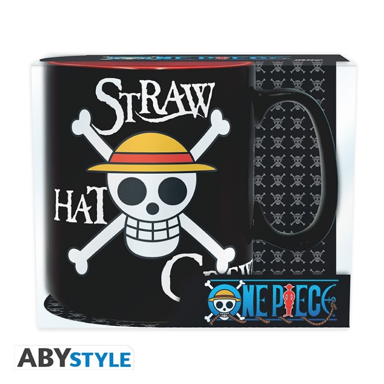 one piece mug 460 ml luffy skull with box x2 2