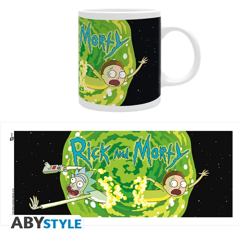 rick and morty mug 320 ml logo subli box x2 4