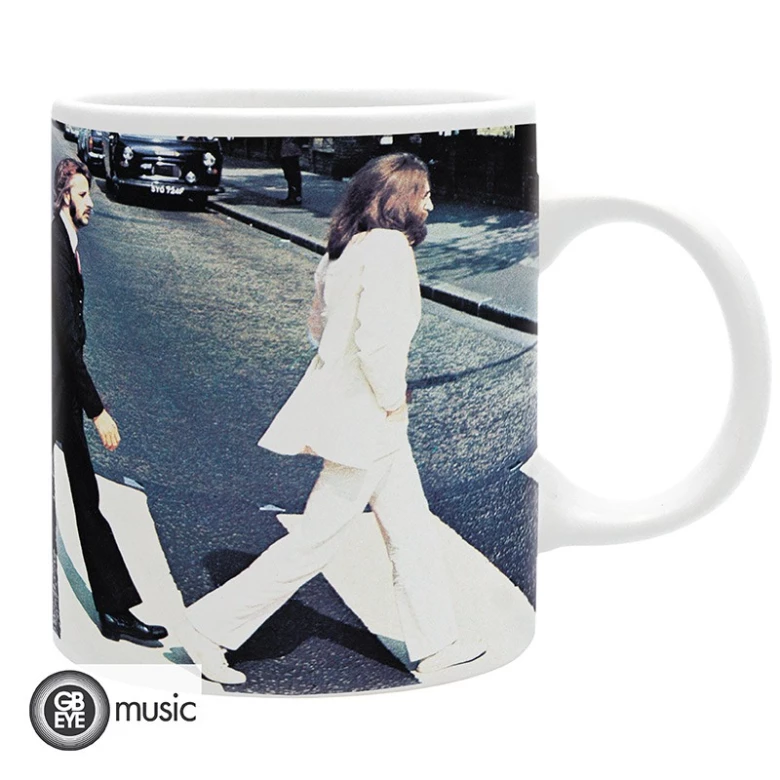 the beatles mug 320 ml abbey road subli box